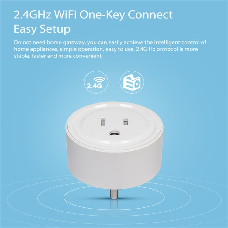 NEO NAS-WR06W WiFi US Smart Power Plug,with Remote Control Appliance Power ON/OFF via App & Timing function Eurekaonline