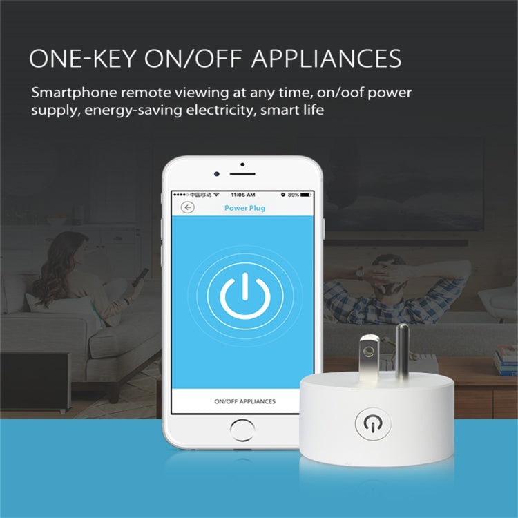 NEO NAS-WR06W WiFi US Smart Power Plug,with Remote Control Appliance Power ON/OFF via App & Timing function Eurekaonline