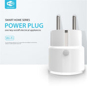 NEO NAS-WR07W WiFi FR Smart Power Plug,with Remote Control Appliance Power ON/OFF via App & Timing function Eurekaonline