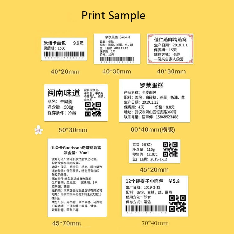 NIIMBOT B21 Food Price Marking Machine Production Date Marking Machine Baking Cake Bakery Price Labeling Machine Green Eurekaonline