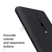 NILLKIN Frosted Shield Concave-convex Texture PC Protective Case Back Cover for Xiaomi Mi 9T & Mi 9T Pro & Redmi K20 & K20 Pro (Black) Eurekaonline