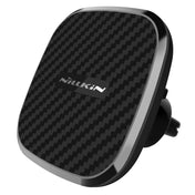 NILLKIN MC027 Car Air Outlet Vent Mount Clamp Holder 10W Fast Charging Qi Magnetic Wireless Charger(Black) Eurekaonline