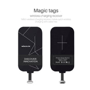 NILLKIN Magic Tag QI Standard Wireless Charging Receiver with USB-C / Type-C Port(Black) Eurekaonline