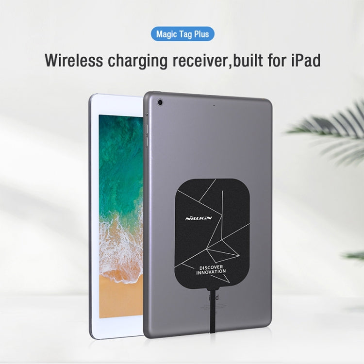 NILLKIN NKR01 For iPad mini 7.9 inch Short Magic Tag Plus QI Standard Wireless Charging Receiver with 8 Pin Port Eurekaonline
