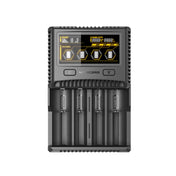 NITECORE 4-Slot Smart LCD Fast Charger, Model: SC4 Eurekaonline