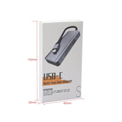 NK-3044 5 in 1 USB-C / Type-C to MS / M2 / CF / TF / SD Card Slots Adapter(Space Grey) Eurekaonline