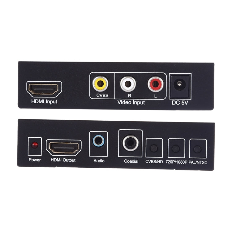 NK-8A AV + HDMI to HDMI HD Video Converter(Black) Eurekaonline