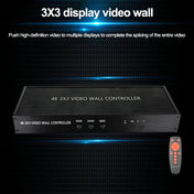 NK-BT88 4K 3X3 HDMI Video Wall Controller Multi-screen Splicing Processor with Remote Controller Eurekaonline