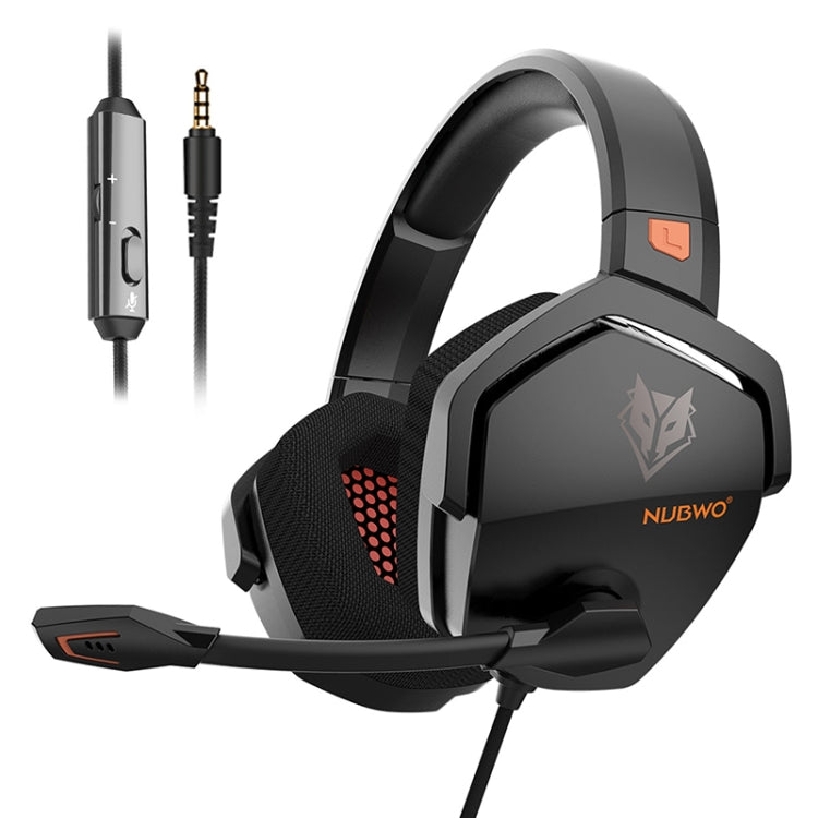 NUBWO N16 Gaming Wired Computer Headset, Cabel Length:1.6m Eurekaonline