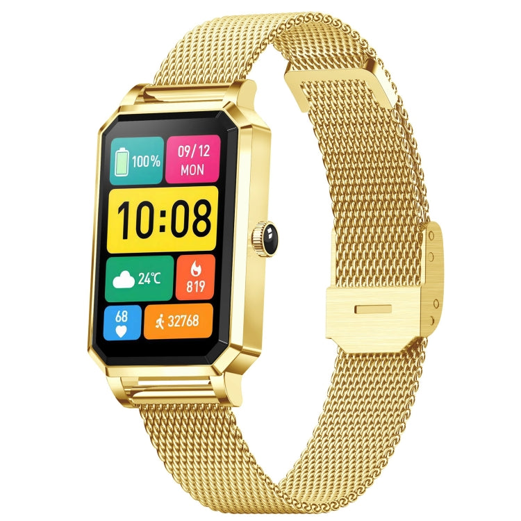 NX2 1.13 inch Color Screen Women Smart Watch, Support Physiological Reminder / Heart Rate Monitoring(Gold) Eurekaonline