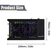 NanoVNA-H4  4 Inch Full View LCD Screen 50Khz-1.5Ghz VNA HF VHF UHF UV Vector Network Analyzer Eurekaonline