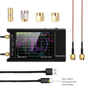 NanoVNA-H4  4 Inch Full View LCD Screen 50Khz-1.5Ghz VNA HF VHF UHF UV Vector Network Analyzer Eurekaonline