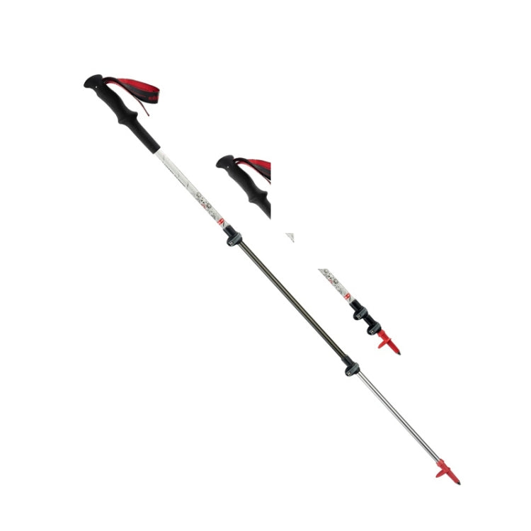 Naturehike External Lock Telescopic Ultra-light Carbon Trekking Cane Outdoor Climbing Equipment(Early Snow White) Eurekaonline