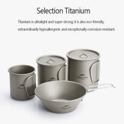 Naturehike NH20CJ005 300ml Titanium Cup Portable Tableware Eurekaonline