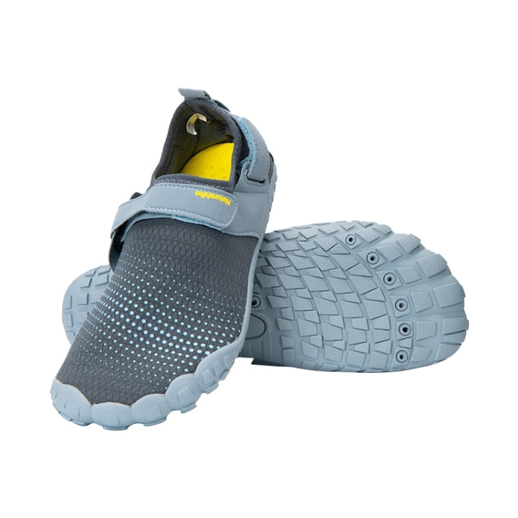 Naturehike NH20FS022 Rubber Sole Quick-drying Beach Shoes, Size:L(Blue+Grey) Eurekaonline