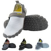 Naturehike NH20FS022 Rubber Sole Quick-drying Beach Shoes, Size:XL(Black+Yellow) Eurekaonline