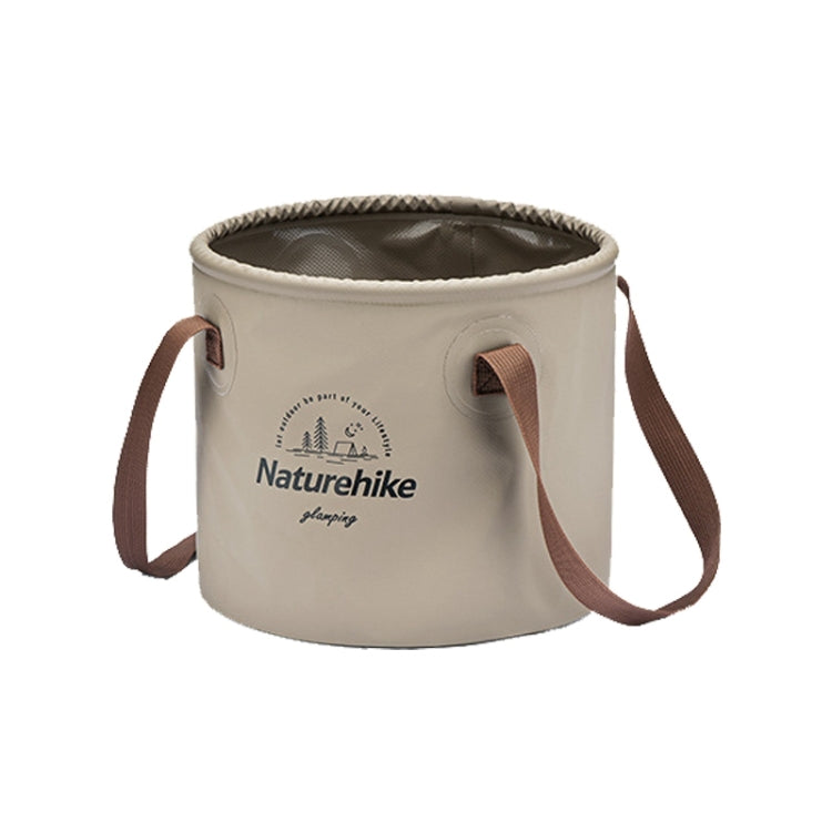 Naturehike NH20SJ040 10L PVC Outdoor Camping Foldable Water Storage Bucket (Coffee) Eurekaonline