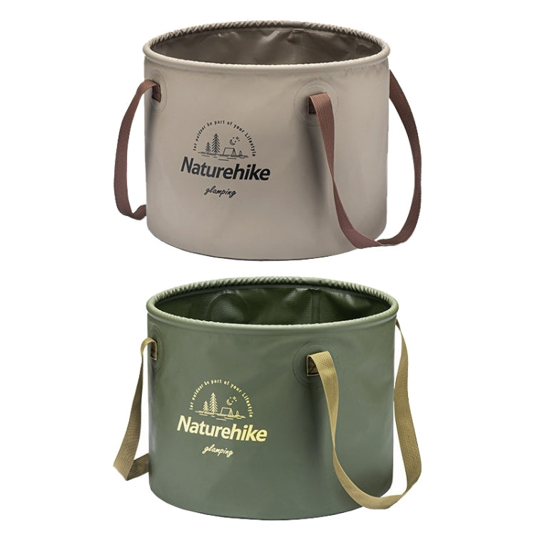 Naturehike NH20SJ040 20L PVC Outdoor Camping Foldable Water Storage Bucket (Coffee) Eurekaonline