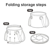 Naturehike NH20SJ040 20L PVC Outdoor Camping Foldable Water Storage Bucket (Coffee) Eurekaonline