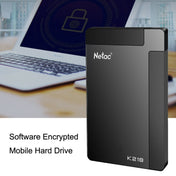 Netac K218 High Speed 2.5 Inch Software Encrypted Mobile Hard Drive, Capacity: 2TB Eurekaonline