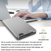 Netac K330 High Speed 2.5 Inch Fingerprint Encrypted Mobile Hard Drive, Capacity: 1TB Eurekaonline