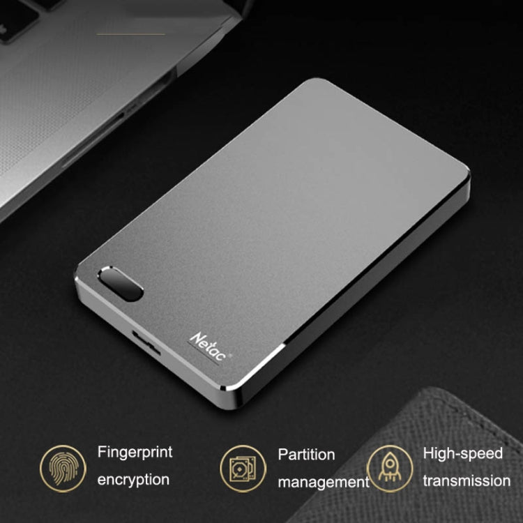 Netac K330 High Speed 2.5 Inch Fingerprint Encrypted Mobile Hard Drive, Capacity: 1TB Eurekaonline