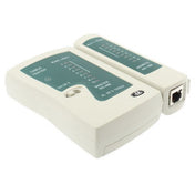 Network Cable Tester Rj45 Rj11 Rj12 Cat5 UTP LAN Networking Tool(White) Eurekaonline