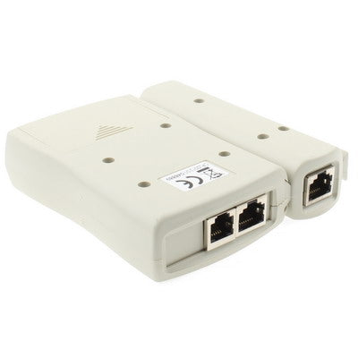 Network Cable Tester Rj45 Rj11 Rj12 Cat5 UTP LAN Networking Tool(White) Eurekaonline