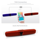 New Rixing NR7017 TWS Portable 10W Stereo Surround Soundbar Bluetooth Speaker with Microphone(Red) Eurekaonline