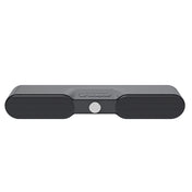 NewRixing NR-4017 TWS Pure Color Soundbar Bluetooth Speaker with Knob(Grey) Eurekaonline