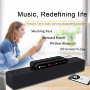 Newrixing NR-5017 LED Bluetooth Portable Speaker TWS Connection Loudspeaker Sound System 10W Stereo Surround Speaker(Black) Eurekaonline