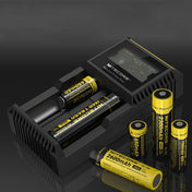 Nitecore D2 Intelligent Digi Smart Charger with LED Indicator for 14500, 16340 (RCR123), 18650, 22650, 26650, Ni-MH and Ni-Cd (AA, AAA) Battery Eurekaonline