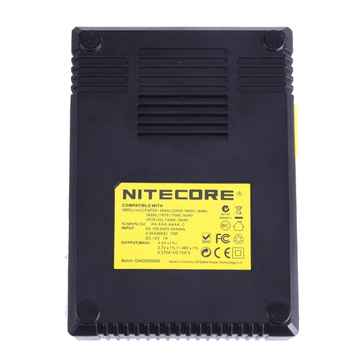 Nitecore D4 Intelligent Digi Smart Charger with LCD Display for 14500, 16340 (RCR123), 18650, 22650, 26650, Ni-MH and Ni-Cd (AA, AAA) Battery Eurekaonline