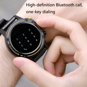 OD-1 Heart Rate Sphygmomanometer Step Body Temperature Waterproof High-Quality Speaker Bluetooth Call Bracelet(Silver Gray) Eurekaonline