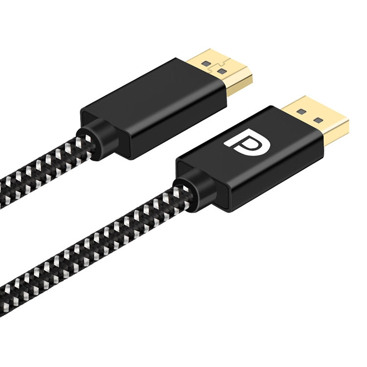 OD6.5mm DP Male to Male DisplayPort Cable, Length: 2m Eurekaonline