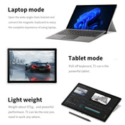 ONE-NETBOOK T1 2 in 1 Tablet PC, 13 inch, 16GB+1TB, Windows 11 Intel Core i7-1260P, Turbo Max 4.7GHz, with Keyboard, Support Wi-Fi6 & BT(Grey) Eurekaonline