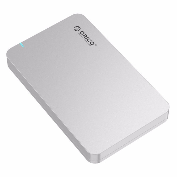 ORICO 2569S3 USB3.0 Micro-B External Hard Disk Box Storage Case for 9.5mm 2.5 inch SATA HDD / SSD(Silver) Eurekaonline