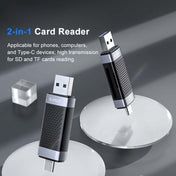 ORICO CS2T-A3 TF/SD Dual Port USB-A3.0 Dual Read Card Reader(Black) Eurekaonline