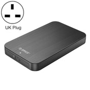 ORICO HM25U3 2.5 inch USB3.0 Micro-B Hard Drive Enclosure, Plug:UK Plug(Black) Eurekaonline