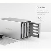 ORICO Honeycomb Series WS500RU3 SATA 3.5 inch USB 3.0 5 Bays Aluminum Alloy HDD / SSD Enclosure with Raid, The Maximum Support Capacity: 50TB Eurekaonline