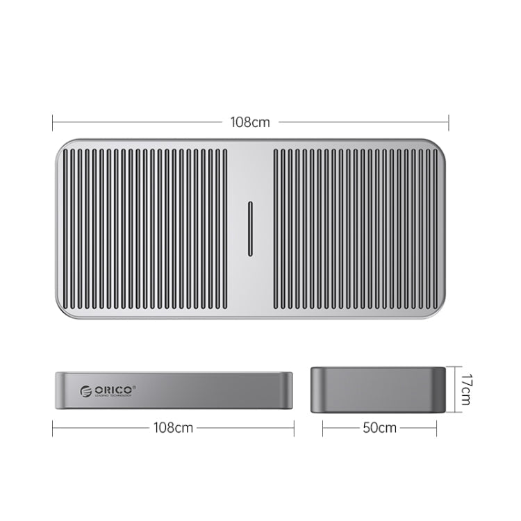 ORICO M224C3-U4-GY M.2 NVME 40Gbps SSD Enclosure(Grey) Eurekaonline