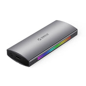 ORICO M2R2-G2-GY 10Gbps Multi-Color Glowing RGB Gaming Style M.2 NVMe SSD Enclosure(Grey) Eurekaonline