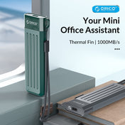 ORICO MM2C3-GR USB3.1 Gen1 Type-C 6Gbps M.2 SATA SSD Enclosure(Green) Eurekaonline