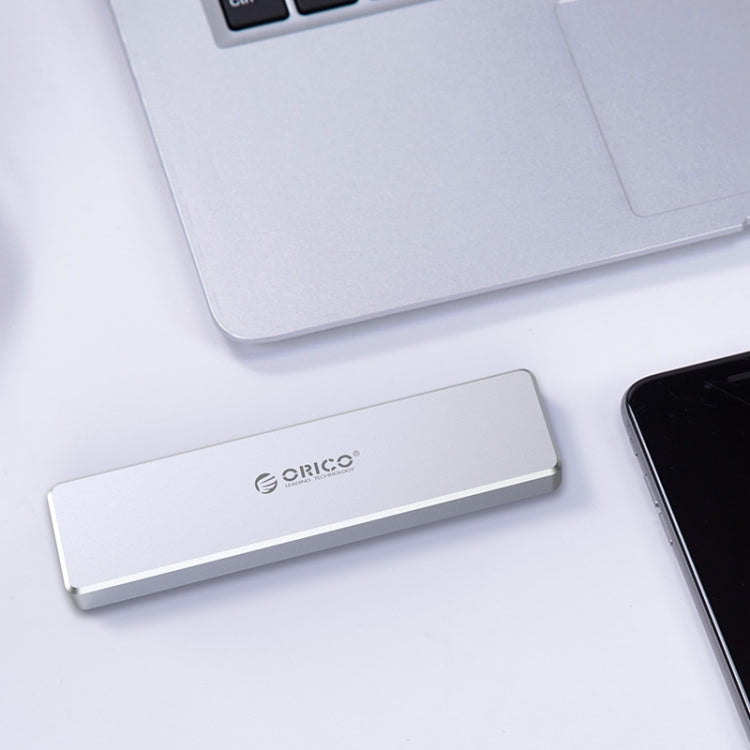 ORICO PCM2-C3 M.2 M-Key to USB 3.1 Gen2 USB-C / Type-C Push-top Solid State Drive Enclosure, The Maximum Support Capacity: 2TB(Grey) Eurekaonline