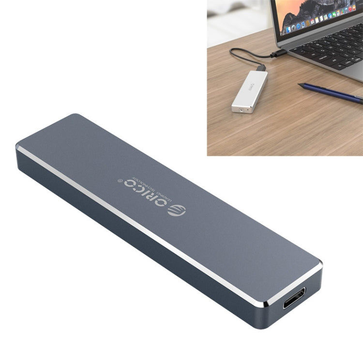 ORICO PCM2-C3 M.2 M-Key to USB 3.1 Gen2 USB-C / Type-C Push-top Solid State Drive Enclosure, The Maximum Support Capacity: 2TB(Grey) Eurekaonline