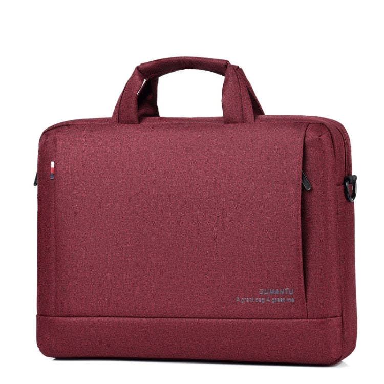 OUMANTU 020 Event Computer Bag Oxford Cloth Laptop Computer Backpack, Size: 15 inch(Wine Red) Eurekaonline
