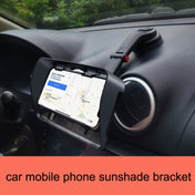 Off-road Car Sun Visor Mobile Phone Navigation Bracket, Style:Universal Adjustment Handle Type Eurekaonline