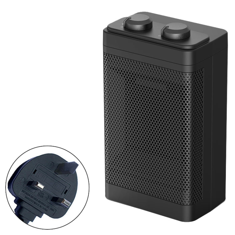 Office Household Mute Desktop Shaking Head Electric Heaters, Spec: Knob (UK Plug) Eurekaonline