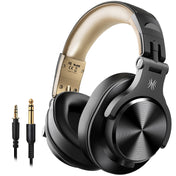 OneOdio A70 Black Gold Head-mounted Wireless Bluetooth Stereo Headset Eurekaonline