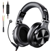 OneOdio A71 Head-mounted Noise Reduction Wired Headphone with Microphone(Black) Eurekaonline